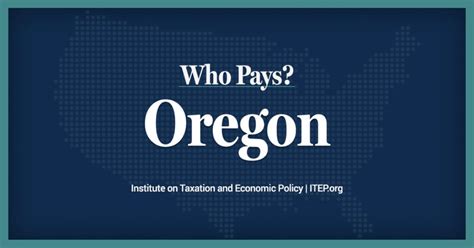 Oregon Who Pays 7Th Edition Itep Oregon Who Pays 7Th Edition Itep