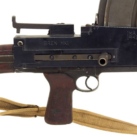 Original Wwii British Bren Mki Lmg Display Gun With Mki Sling Magazi International Military Antiques Original Wwii British Bren Mki Lmg Display Gun With Mki Sling Magazi International Military Antiques