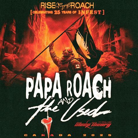 Papa Roach Announces Canadian Leg Of Rise Of The Roach Tour For Fall