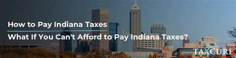 Pay Indiana State Taxes