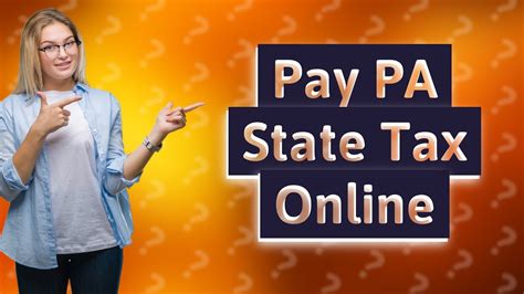 Pay Pa State Taxes Online