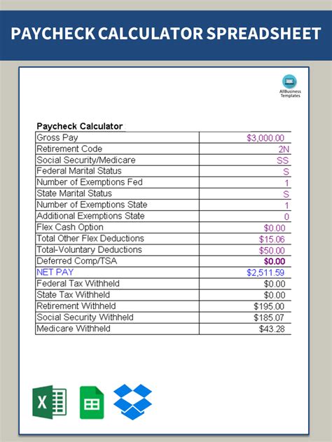 Paycheck Tax Calculator Nc