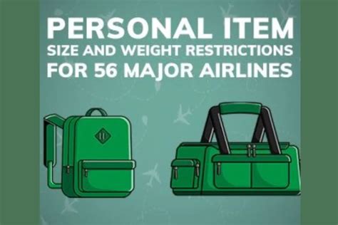 Personal Item Size Weight Rules For 56 Major Airlines Cj Personal Item Size Weight Rules For 56 Major Airlines Cj