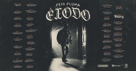 The Origin and Evolution of peso pluma exodo tour