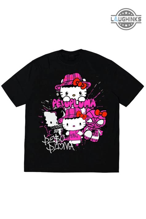 Peso Pluma Hello Kitty Graphic T Shirt The Crazy Ink R B Peso Pluma Hello Kitty Graphic T Shirt The Crazy Ink R B