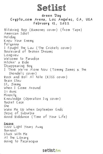 Photos Videos And Setlist From Green Day S Show In Arlington Dallas Last Night Photos Videos And Setlist From Green Day S Show In Arlington Dallas Last Night