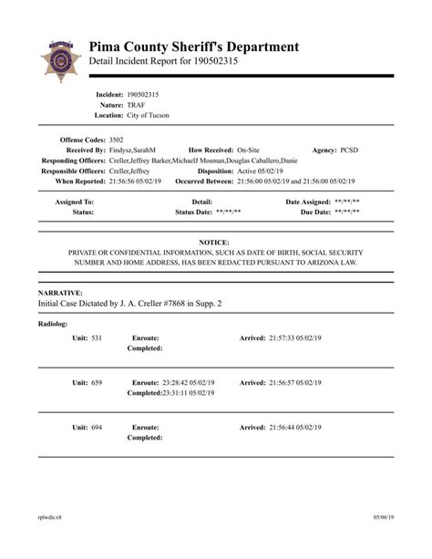 Pima County Sheriff Department Public Records Pima County Sheriff Department Public Records