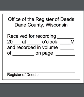 Plat Guidelines Register Of Deeds