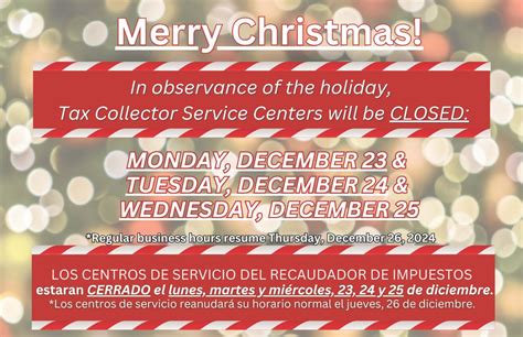 Polk County Tax Collector Announces Holiday Closings Polk County Tax Collector