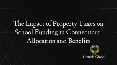 Population Wealth And Property Taxes The Impact On School Funding Population Wealth And Property Taxes The Impact On School Funding