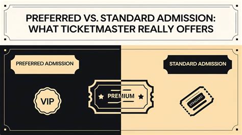 Preferred Vs Standard Admission What Ticketmaster Really Offers
