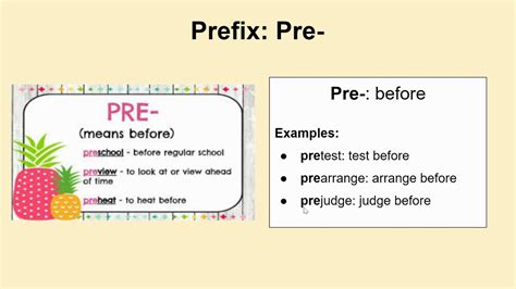 Prefix Pre
