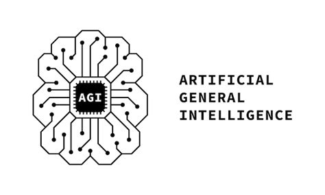 Premium Vector Artificial General Intelligence Linear Logo Minimalist