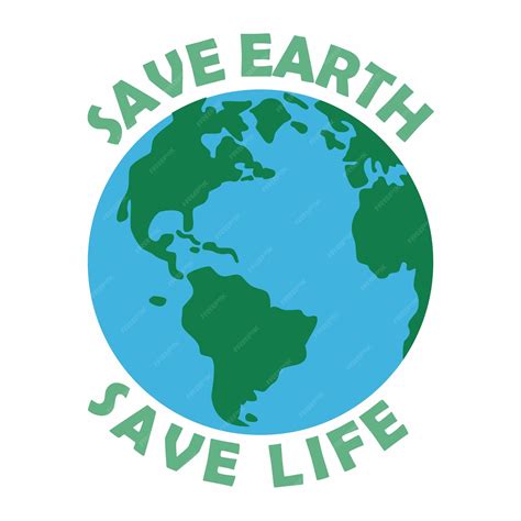 Premium Vector Earth Day Save Earth Save Life World Environment Day