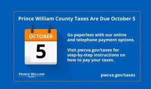 Prince William County Personal Property And Business Tangible Taxes For 2022 Are Due October 5Th Neabsco News