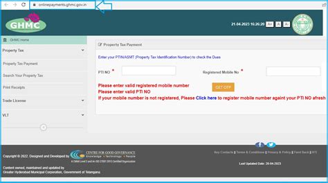 Property Tax Online Payment Ghmc