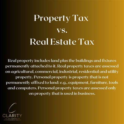 Property Tax Vs Real Estate Tax Part 1 Clarity Family Office Property Tax Vs Real Estate Tax Part 1 Clarity Family Office