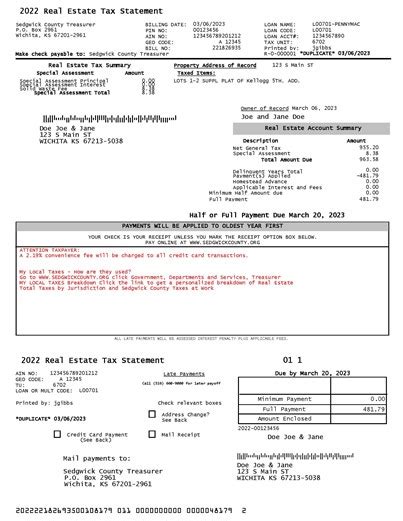 Property Tax Wichita Ks