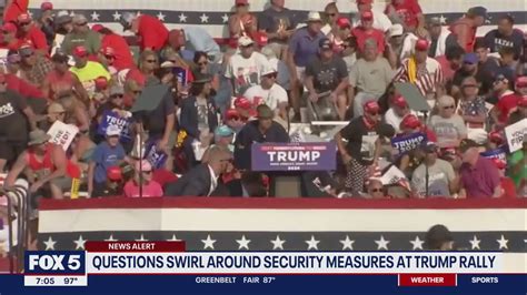 Questions Swirl Around Security Measures At Trump Rally Questions Swirl Around Security Measures At Trump Rally