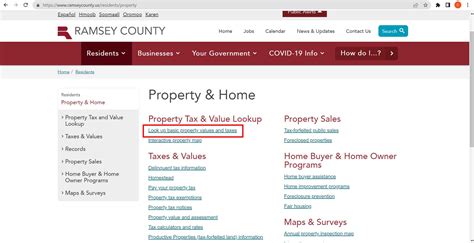 Ramsey County Property Tax Lookup