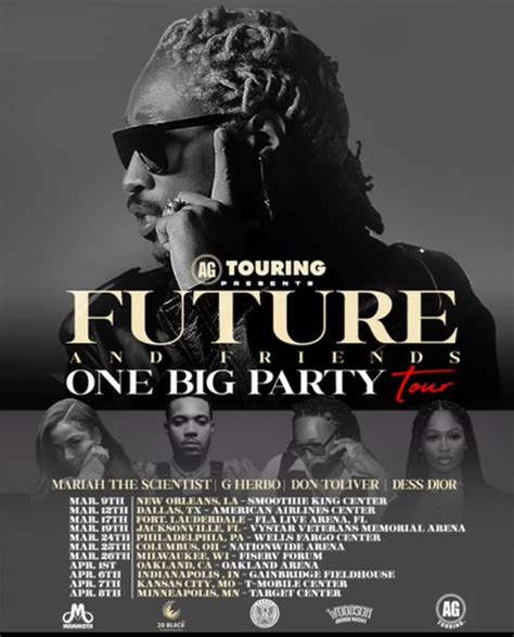 Rapper Future Drops One Big Party Tour 2023 Dates As Tickets Go On Sale Rapper Future Drops One Big Party Tour 2023 Dates As Tickets Go On Sale