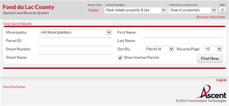 Real Estate And Tax Data Search Fond Du Lac County