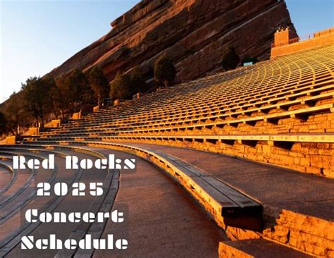 Red Rocks Concert Schedule 2026 Unforgettable Music Experience Red Rocks Concert Schedule 2026 Unforgettable Music Experience