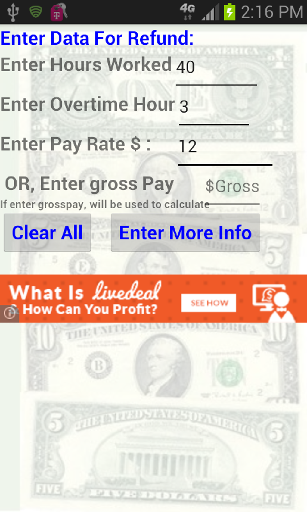 Refund Tax Calculator