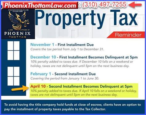 Reminder Second Installment Of Property Taxes Due Monday Reminder Second Installment Of Property Taxes Due Monday