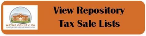 Repository Tax Sales Wayne County Pa