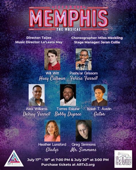 Review Memphis The Musical At Arts Science Center For Southeast Arkansas