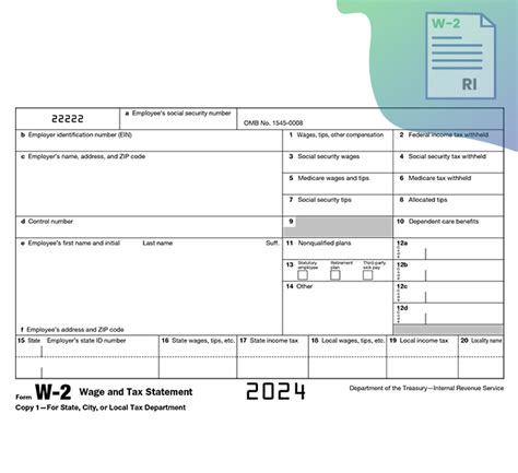 Rhode Island W 2 Filing Requirements For Tax Year 2024