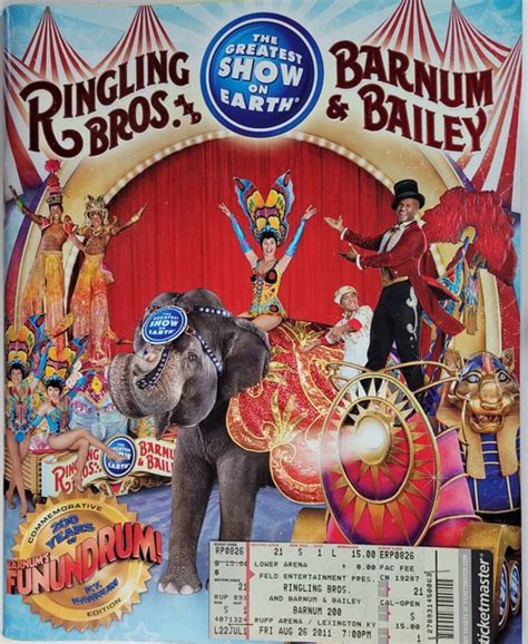Ringling Bros And Barnum Amp Bailey Circus 2010 Souvenir Program Elephant Poster 14 09 Ringling Bros And Barnum Amp Bailey Circus 2010 Souvenir Program Elephant Poster 14 09