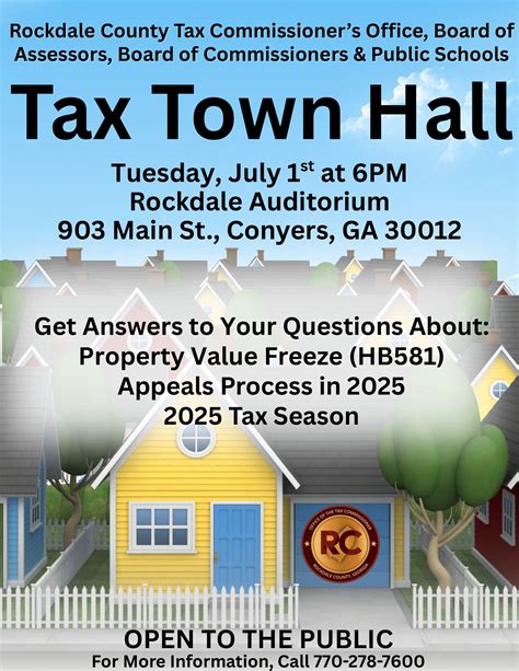 Rockdale County To Host Property Tax Town Hall July 1 On Common Ground News 24 7 Local News