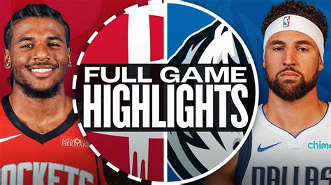 Rockets At Mavericks Full Game Highlights February 8 2025 Rockets At Mavericks Full Game Highlights February 8 2025