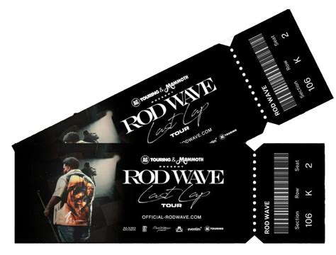 Rod Wave Parking Tickets Rod Wave Parking Schedule And Seating Charts Gotickets