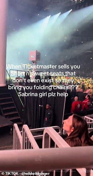 Sabrina Carpenter Fans Were Outraged After Spending 200 On Tickets For Seats At The Chicago Leg Of The Short N Sweet Tour That Didn T Exist The Fans Revealed In A Viral Video That The Seats They