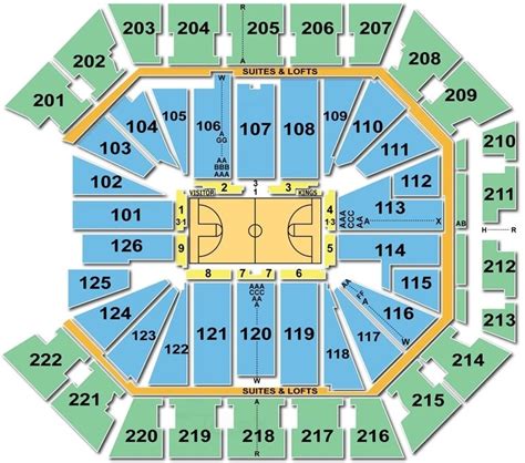 Sacramento Kings Seating Chart A Comprehensive Guide