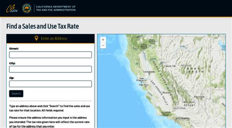 Sales And Use Tax Rate Locator Sales And Use Tax Rate Locator