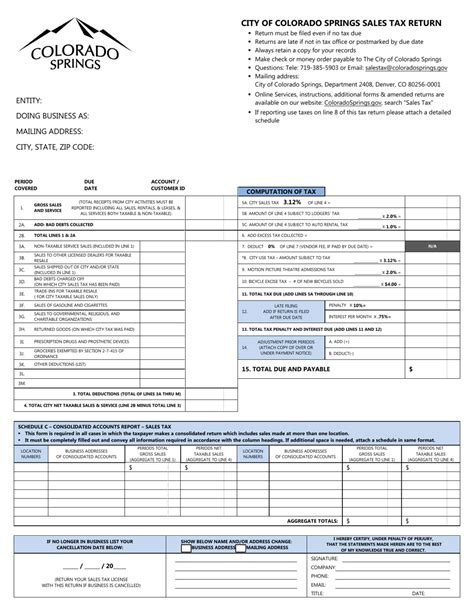 Sales Tax For Colorado Springs