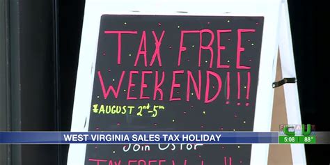 Sales Tax Holiday Kicks Off In West Virginia Sales Tax Holiday Kicks Off In West Virginia