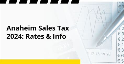Sales Tax In Anaheim Ca