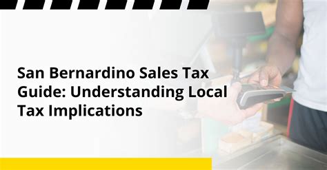 Sales Tax San Bernardino