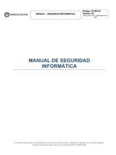 San Manual De Seguridad Inform Tica Ii