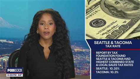 Seattle Tacoma Top U S In Combined Sales Tax Rates Fox 13 Seattle