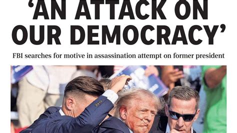 See Sunday Enewspaper For Special Coverage Of Trump Rally Shooting