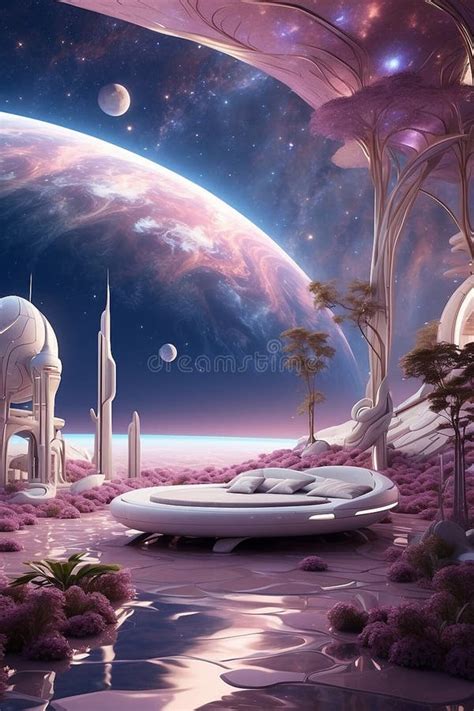 Serene Mauve Tinted Space Oasis Ai Generated Stock Illustration Illustration Of Mauve Glow Serene Mauve Tinted Space Oasis Ai Generated Stock Illustration Illustration Of Mauve Glow