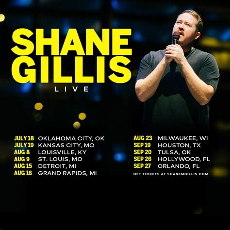 Shane Gillis Adds 11 Dates To Stand Up Comedy Tour Shane Gillis Adds 11 Dates To Stand Up Comedy Tour