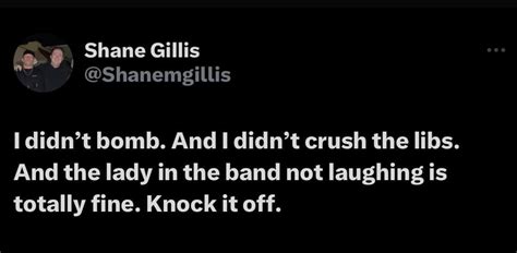 Shane Seemingly Telling His Fans To Chill Out Re Snl Monologue R Livefromnewyork Shane Seemingly Telling His Fans To Chill Out Re Snl Monologue R Livefromnewyork
