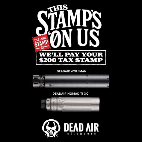 Silencer Central On X Why Wait Until 2026 Select Dead Air Suppressors Ship Now With Free Tax Stamps Shop Through The Link In Bio And Use Code Stamp At Checkout Https T Co Ezof82f9l7